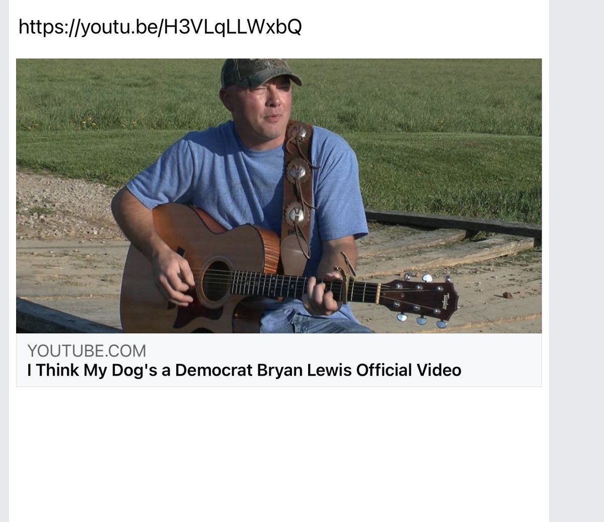 I am a country music  tragic , despite being in rock band and a teenager ....I THINK MY DOGS A DEMOCRAT is just brilliant , you'll LOVE  THE END of the song #auspol

youtu.be/H3VLqLLWxbQ
