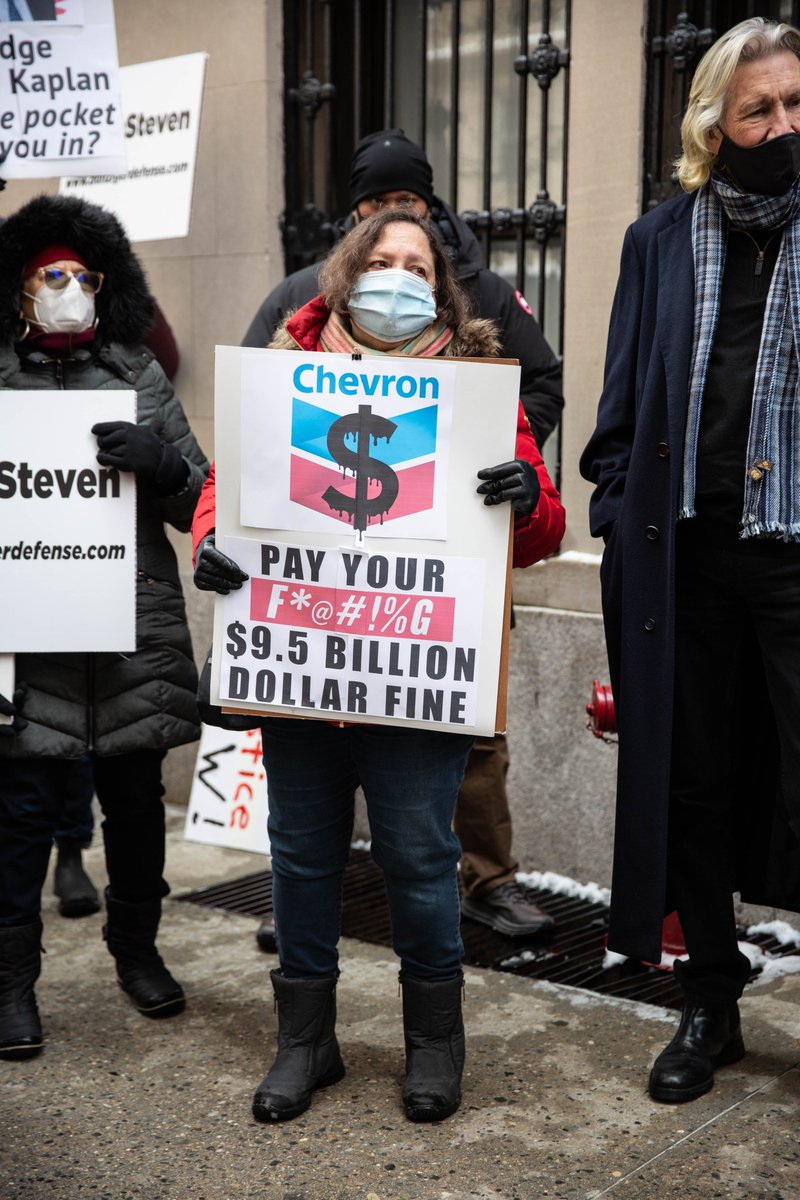 . @Chevron’s flagrant abuse of the U.S. judicial system must also be subjected to congressional oversight committees  @RepJerryNadler  @RepMcGovern  @TLHumanRights  @RepCohen  @SenChrisSmith