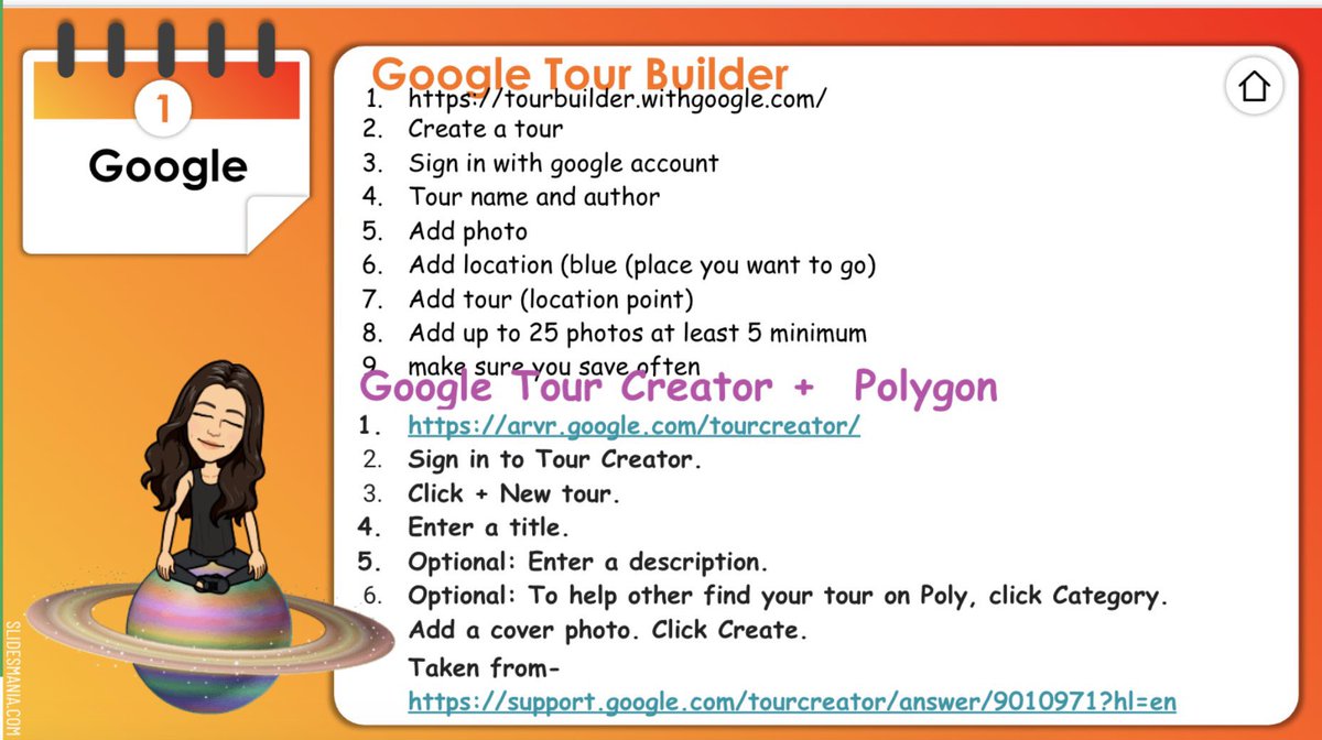 technologylaura's tweet photo. Two awesome ways to provide meaningful and real world experiences to students are to use 

1. @You_Visit + @Screencastify (college visits, famous landmarks, etc)

2. @GoogleForEdu #Tourbuilder @Polygon (Students create their own tours) #edtech

The sky's the limit!🚀 https://t.co/ZEl1nJH4Hw
