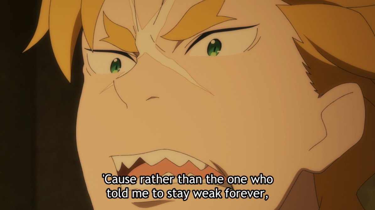 This scene further explains Garfiel's mindset and why he sides with Subaru — because being [needed] is the most gratifying thing there is and one of the best indirect ways to validate someone.This is why, as Garfiel says, Roswaal's words no longer hold any weight.
