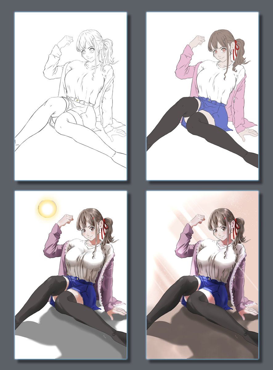 CorpLotus's tweet photo. Anime Girl Illustration

#animegirl #animegirl #AnimeArt #Illustrations #sketch #digitalpainting https://t.co/sG4CrHrKZo