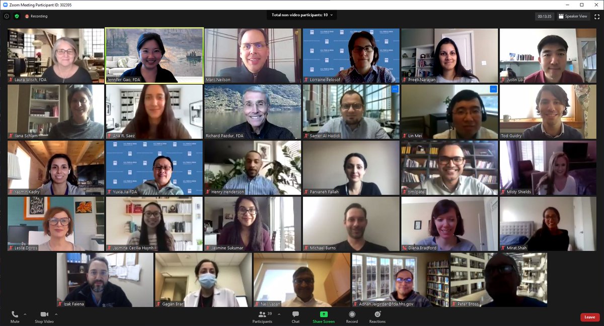 What a great program and great experience <a href="/FDAOncology/">FDA Oncology</a> - <a href="/AACR/">AACR</a> fellowship. Thank you all for making it a successful educational program. Tons of efforts were put into the program during a difficult time. Kudos for all ⭐️⭐️⭐️⭐️⭐️