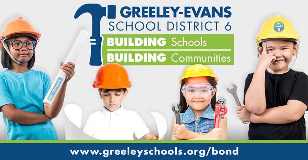 greeleyschools's tweet photo. Make sure you continually check out our "Building Schools Building Communities" homepage to see project updates, school building changes and new photos of the construction sites!  Great stuff is coming your way Greeley &amp; Evans! 🚧 #ImDistrict6 https://t.co/jkiCoYQXSh https://t.co/4Ra5ERfBwX