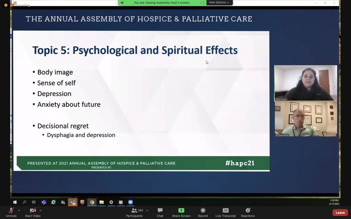 5. These pts experience a profound psychological and spiritual impact from their cancer and its treatment. Some feel guilt for their diagnosis. Some may even regret their decision to seek curative treatment.