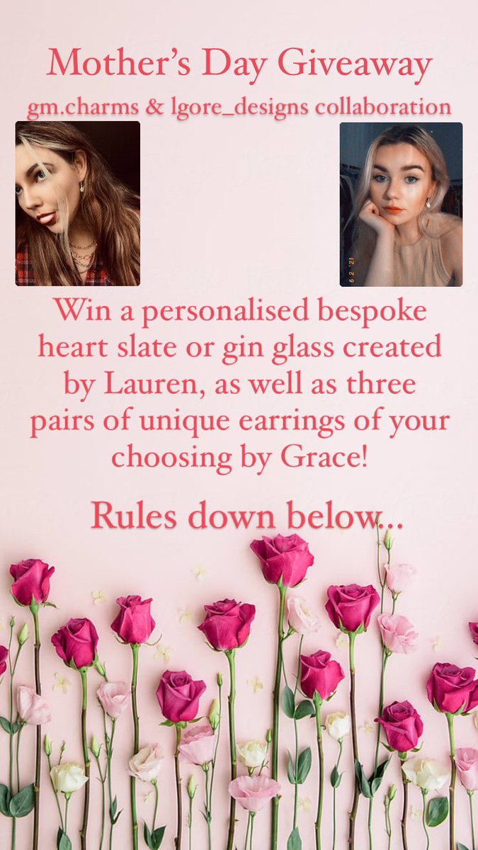 gracemccluskey2's tweet photo. Little Mother’s Day competition over on my Instagram @gm.charms with the incredibly talented Lauren at LG Designs 🌸✨ check it out

#SmallBusiness #Giveaway #handmade https://t.co/uuCZCT3Kos