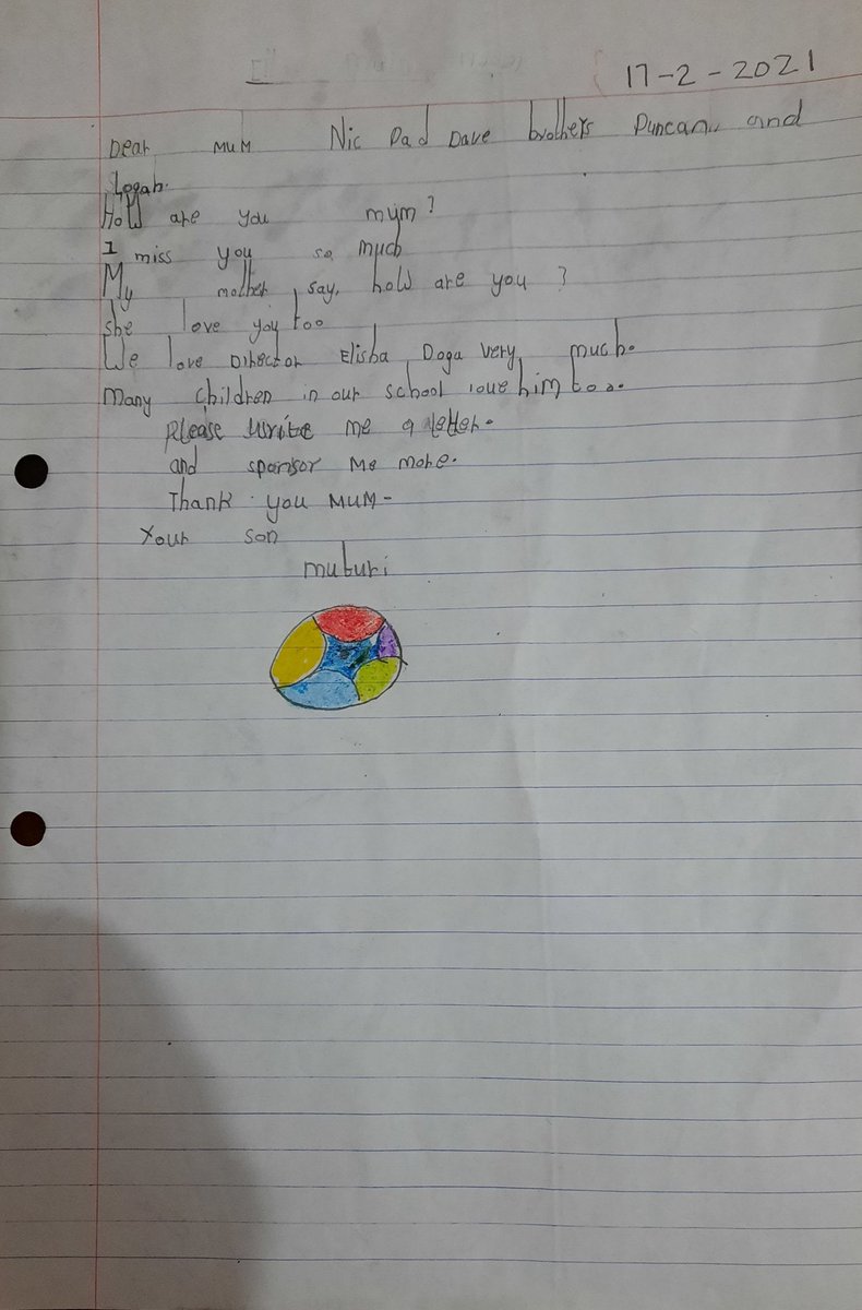 disabledaver's tweet image. I received a letter from my little boy I sponsor today and the love I have for him is huge. Can you help sponsor a child? Contact @elisha_ooga @WelicarC and see what you can do to give some love and help a child get an education! We all have so much to give x