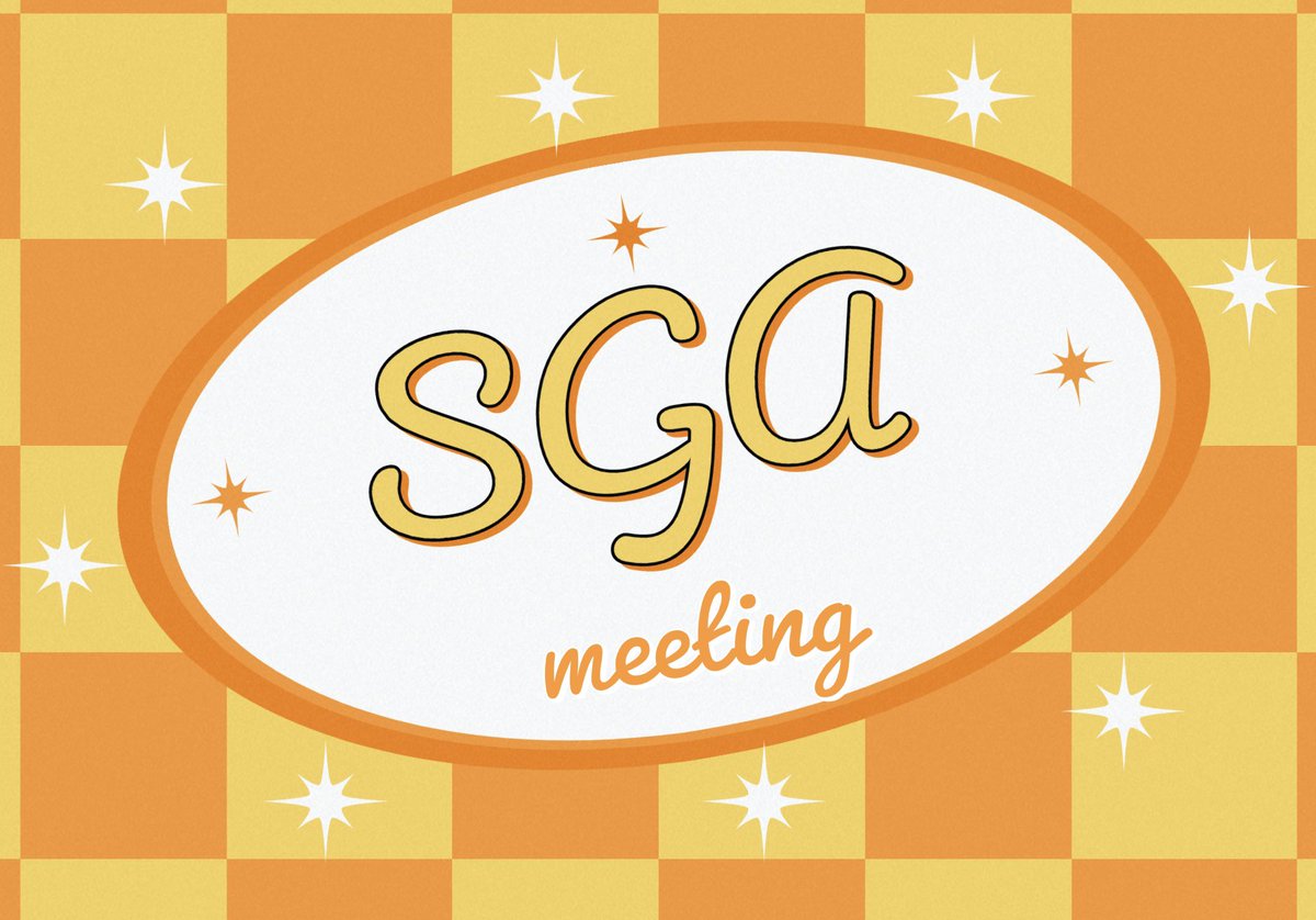 RCBC_SGA's tweet photo. ✨ Student Government Meeting Tonight @ 5pm ✨
Join us to see what's going on at RCBC, and to share your student concerns. Virtually stop by the SGA meeting to ask questions, get info, and learn more about RCBC! https://t.co/67Pt2MtEfS https://t.co/qQxnMhfzKR