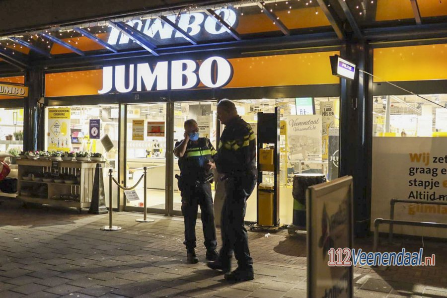 Overval op Jumbo supermarkt in #Veenendaal. 112Veenendaal.
