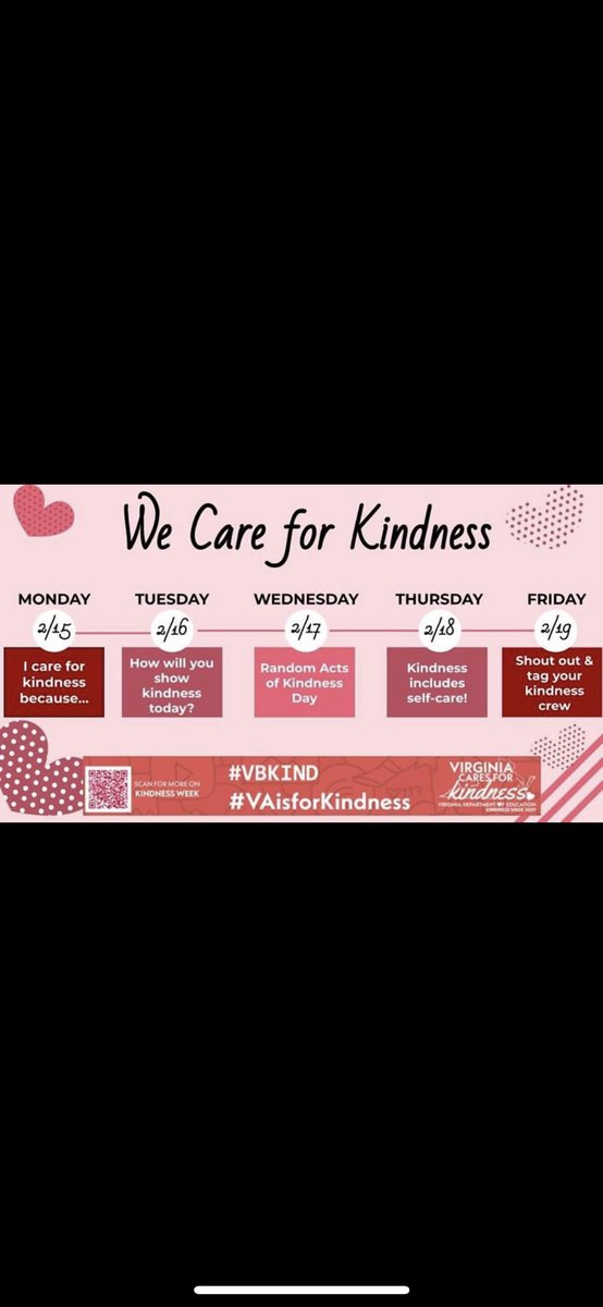Today my focus is showing kindness through listening - Holding space for others to fill. (Featuring student responses). #VBKind