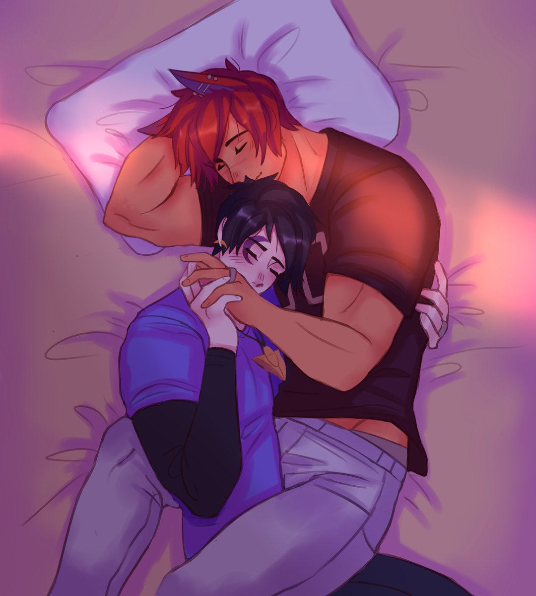 yellowestmango's tweet photo. All one needs in life is a catboy and soft, hydrated, sweet-scented hair #settphel https://t.co/o3LOUqFQrs