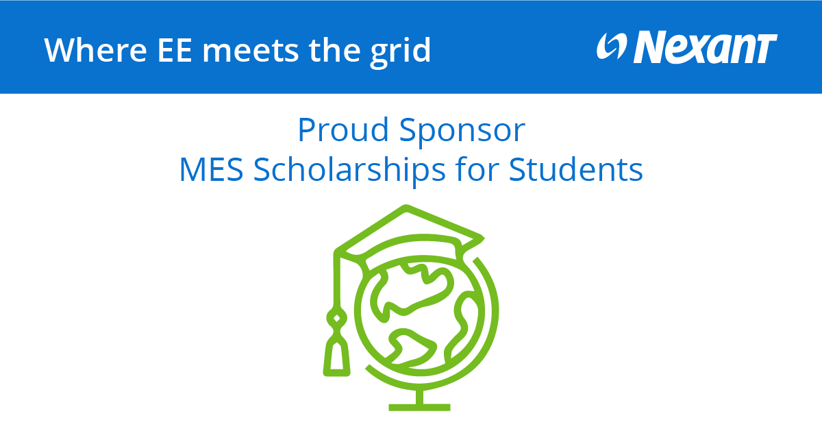 RI_UtilitySvcs's tweet photo. Nexant is honored to sponsor the MES #scholarships for #students. This sponsorship covers registration expenses for 14 applicants to attend #2021MES. #energyeducation #energyefficiency #energyprograms #energypolicy #utilities #energy #energysolutions https://t.co/VoERvCaDry