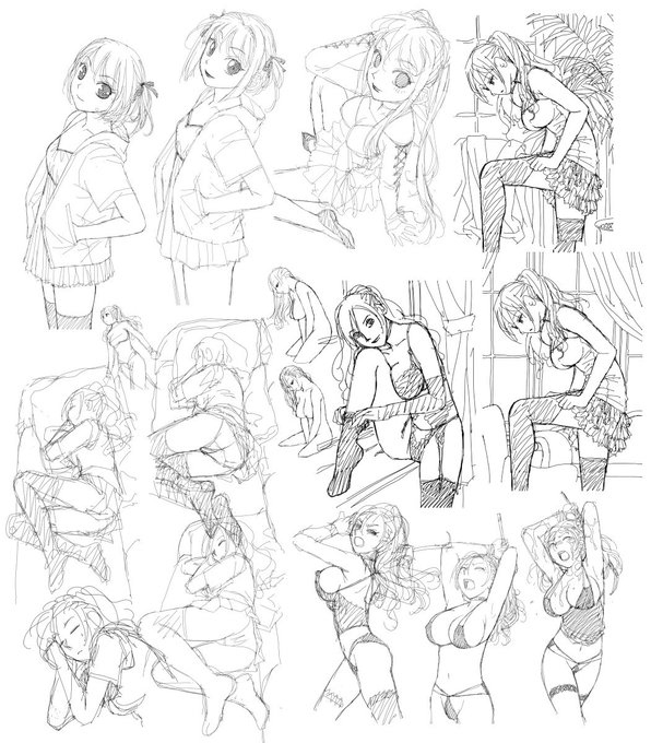 もう朝ですね〜おはようございます
オイラは今から寝るので、おやすみなさいなのです(≧▽≦)/
その前に、またボツ絵がひとまとめにしてあるボツページなど…\(//∇//)\ 