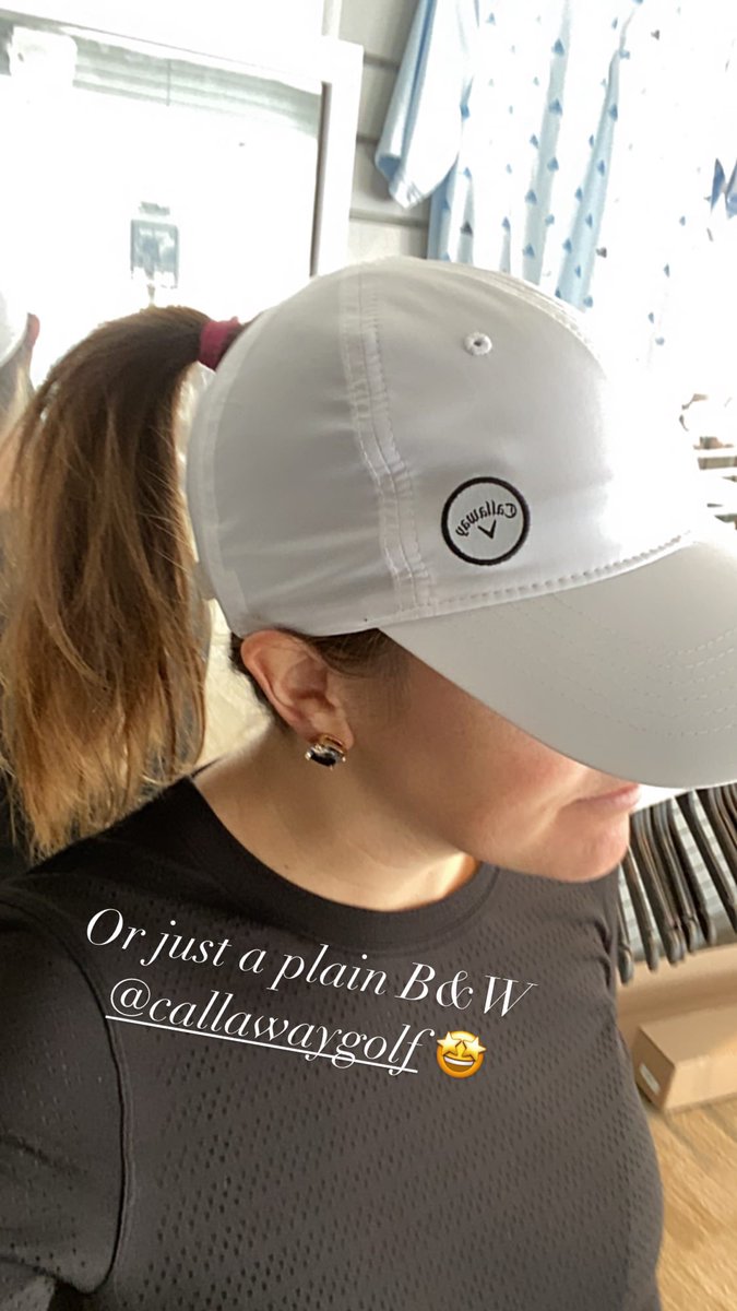 JacklynnMiller's tweet photo. @CallawayGolf  hats are on 🔥this year! 
Rose High Pony 🤯 👒
The Ever Trusty ☀️👒

Merci beaucoup!!!
 @jbrunner_ @daveglasbey 
⛳️🏌🏻‍♀️#masterstaff #callaway #getone https://t.co/8xR0SQo6Bk