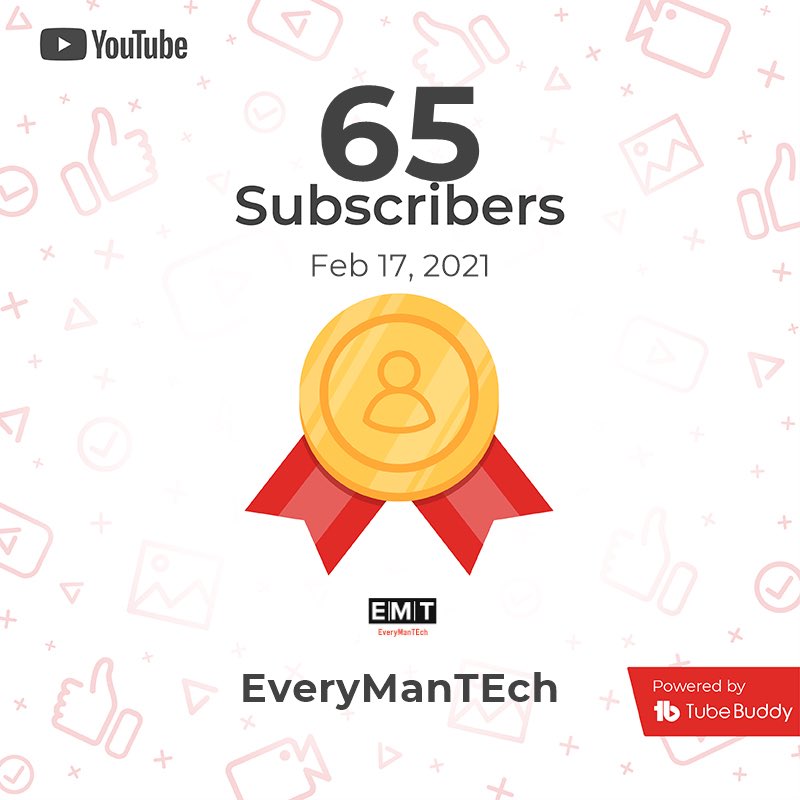 TheEveryManTEch's tweet photo. #65....Grind Time.....on route to 💯 
#Subscribetomychannel #subs #YouTube #techchannel #techyoutuber #thankyou #forfans #tech #techlover #techie #applefan #headphones #laptop #androidfan #smartphones #tablets #PCGamer #buildsetup 👇🏾 

https://t.co/A0cOLtCbep https://t.co/DlN6QgN63K