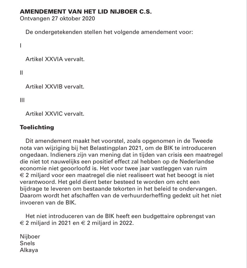 <a href="/carladikfaber/">Carla Dik-Faber</a> <a href="/Lies272/">Lisa de Leeuw</a> Bedoel je hier eigenlijk te schrijven:
- We stemden tegen huurbevriezing;
- We stemden tegen het afschaffen van de verhuurderheffing;
- We stemden tegen het niet introduceren van de BIK om daarmee afschaffen verhuurderheffing (en huurbevriezing) te betalen;
- Maar we draaien nu?