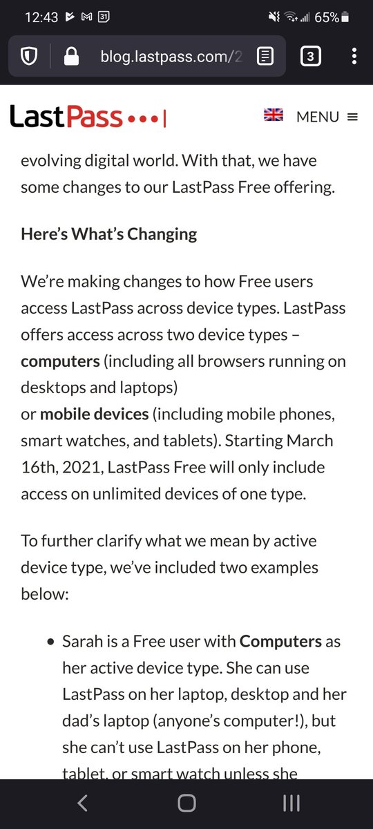 LastPass has decided the time has come to monetize. (FYI switching to Bitwarden only takes a few minutes)