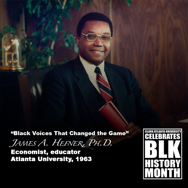 CAU's tweet photo. #CAUSalutes Atlanta University alumnus, economist &amp; educator James A. Hefner, Ph.D. AU'63. The former president of @JacksonStateU and @TSUedu, he established two top honor societies, Phi Eta Sigma &amp; Phi Kappa Phi, @TSUedu and Clark Atlanta University.
#BlackHistoryMonth https://t.co/5aEsPn2fkV