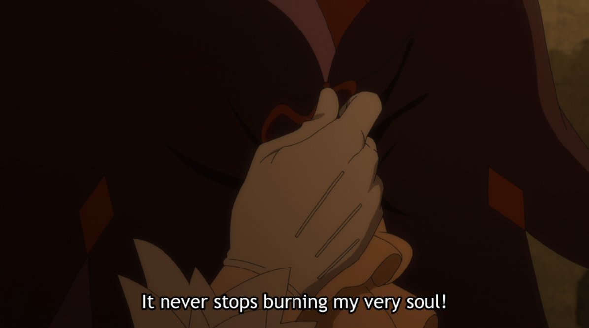 Roswaal is framed right into the fire as he exposes the weakness of his own heart, his awareness & exploitation of which being what allowed him to pull everyone's strings.