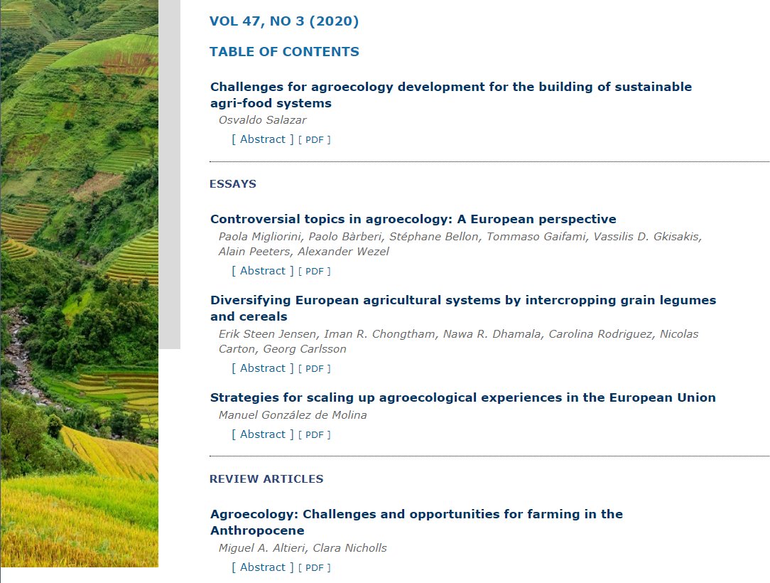 ❔❓ What are the potential ecosystem services obtained from intercropping of cereals and grain legumes in Europe? 

This question and more are answered in "Diversifying European agricultural systems by intercropping": bit.ly/3ifEiWI 

doi.org/10.7764/ijanr.…