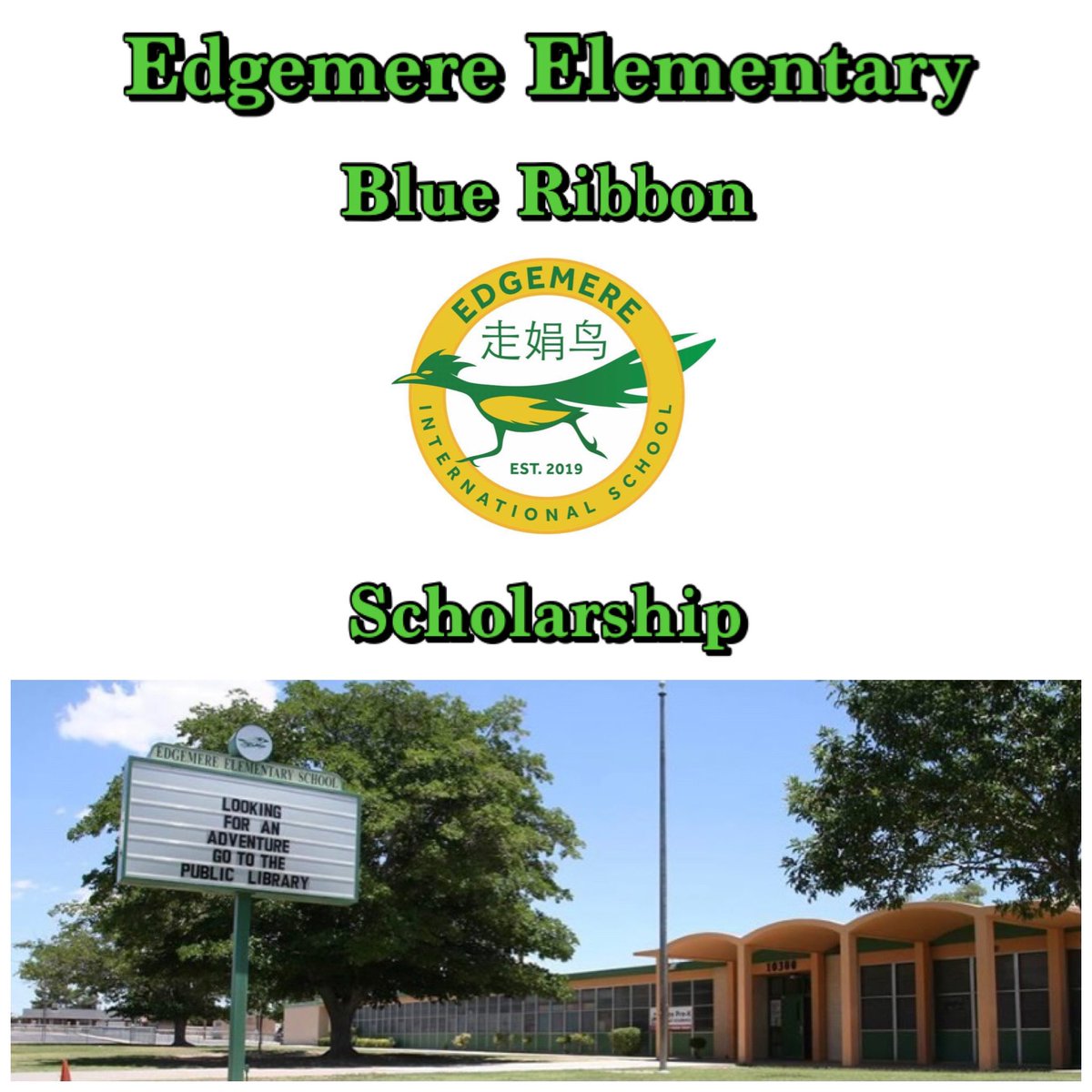 Attention all @YsletaISD seniors that attended Edgemere Elem. for at least 3 yrs with a 90 GPA apply for our Edgemere Elem. Blue Ribbon Scholarship! Don’t miss out on this opportunity to help pay your way to college! Deadline is Feb. 28th
bit.ly/yefapp #thisisedgemere