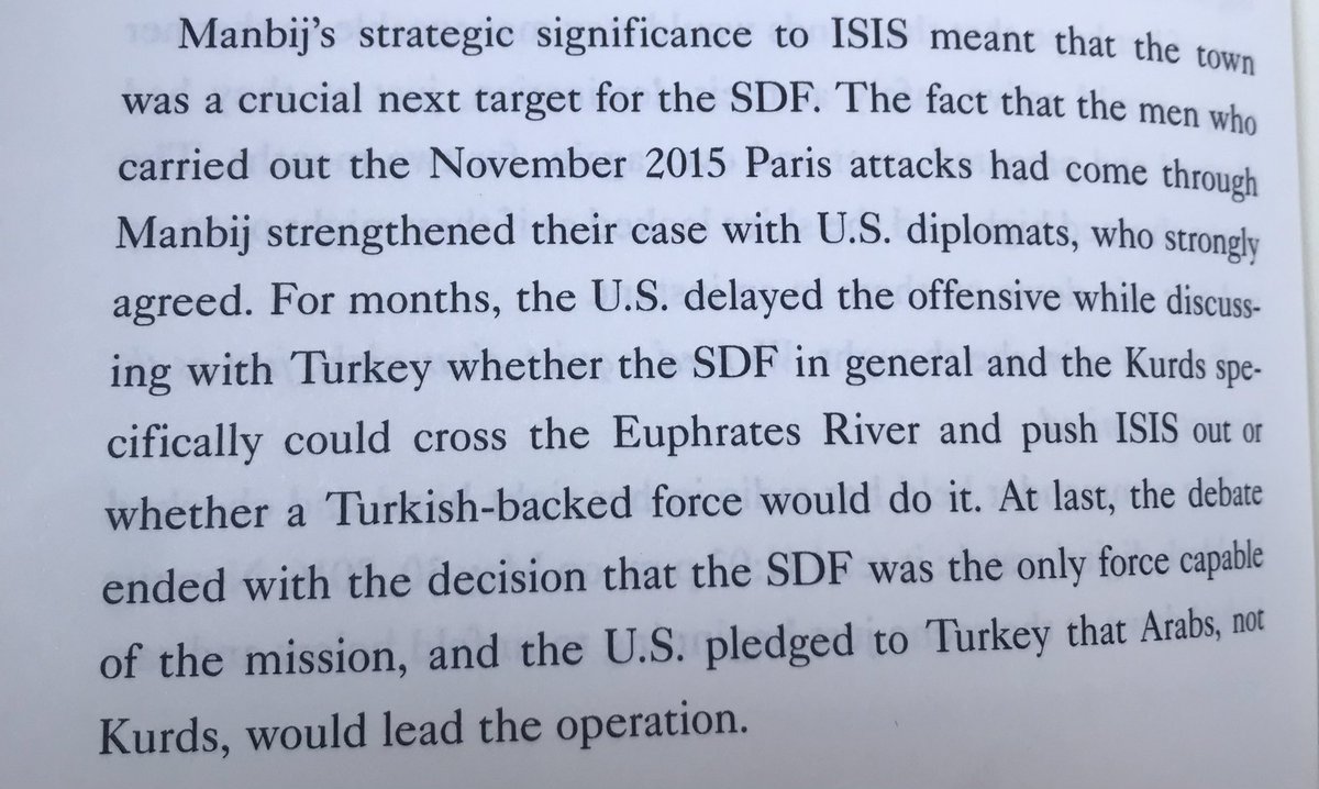 Turkey delaying the Manbij operation out of irrational fear of the SDF likely directly cost civilian lives in Europe. This needs to be brought up more.
