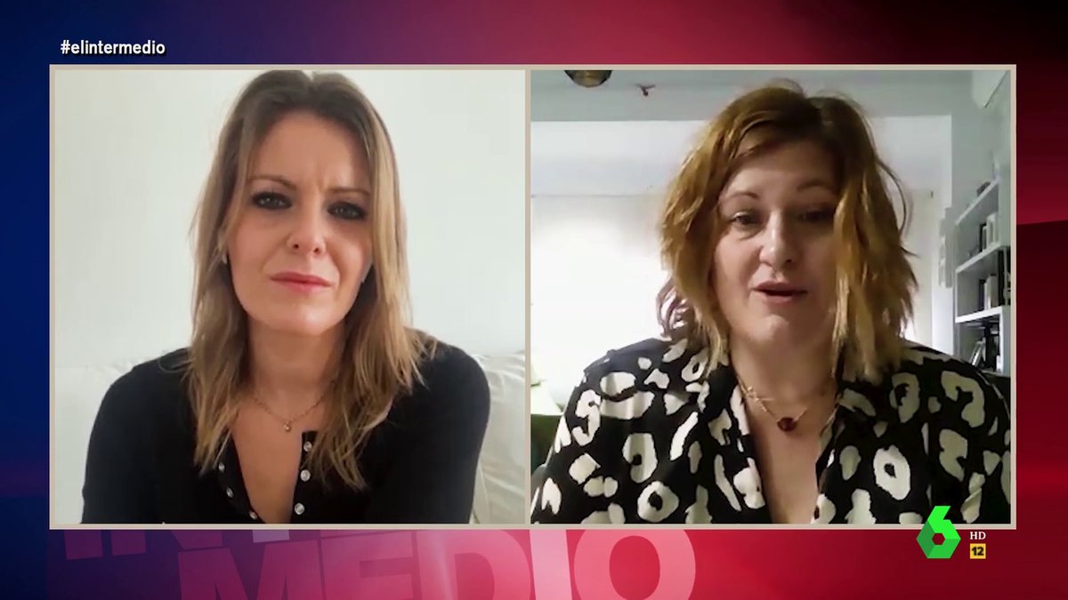 El_Intermedio's tweet photo. 🔴 Llúcia Martínez explica las extrañas circunstancias en las que trabaja: "Se me reconoció una categoría muy curiosa que es la de indefinido no fijo". ▶ #elintermdio en directo: https://t.co/8DCKlXCrjf https://t.co/xn2WXDDi2x