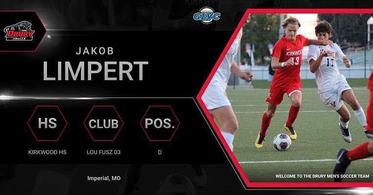 DUMensSoccer's tweet photo. 🚨SIGNING ALERT🚨

Please help us welcome our newest signee Jakob Limpert to the Drury Panther soccer family for the 2021/2022 fall season.

Go Panthers!!! https://t.co/eOpr8LbdxZ
