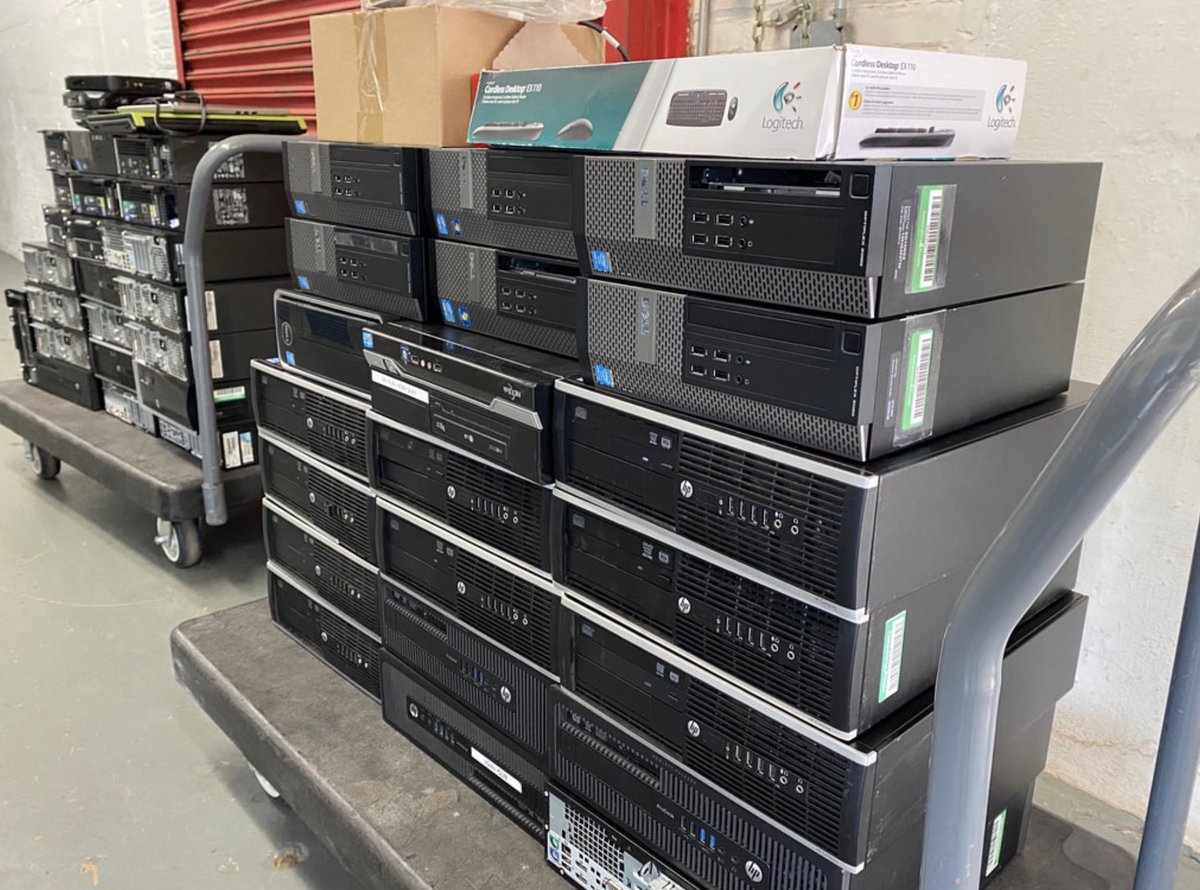 RaviBhalla's tweet photo. Great to tour @Computer4People, one of Hoboken’s newest nonprofits with 17 year old founder Dylan Zajac. Dylan’s mission: collect, refurbish &amp; donate computers to those in need &amp; expanding access for underserved communities. Since Nov of 2019, 140 computers have been donated. https://t.co/7XFzDjnzHI