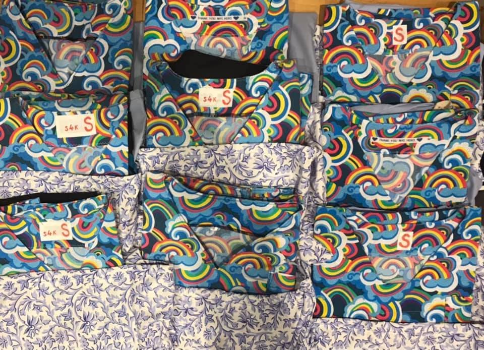 Still making scrubs - 840 sets made so far!