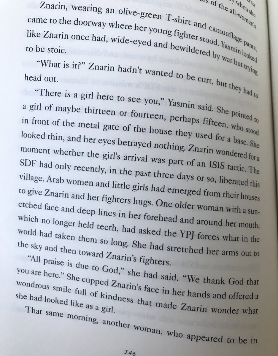On how Arab women and girls in Manbij responded to the YPJ. Some thought it wasn’t possible that they could even exist until they saw them in real life.