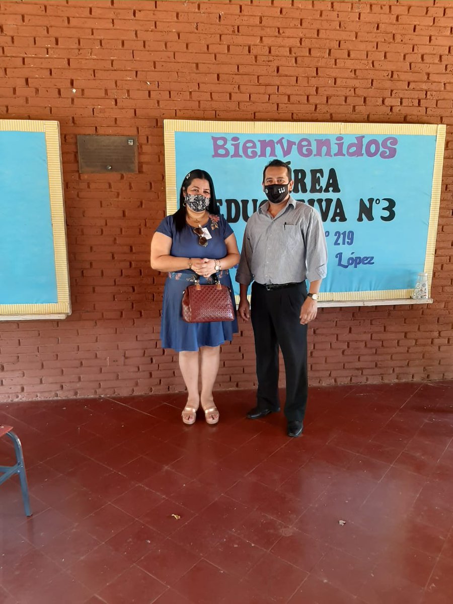 La escuela, será un espacio seguro para el regreso escolar. Estamos  trabajando. Escuela Enrique Solano López de Coronel Oviedo.