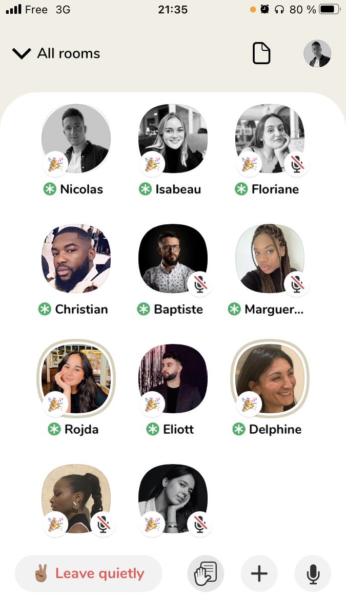 🚀 1ère Room sur #Clubhouse avec l’équipe @MBADMB 

Intéressant de tester ce nouveau format du moment.

Avec le passage de <a href="/NouredineSaadi/">Nouredine SAADI</a> 😉

Maintenant on maîtrise 😂👌