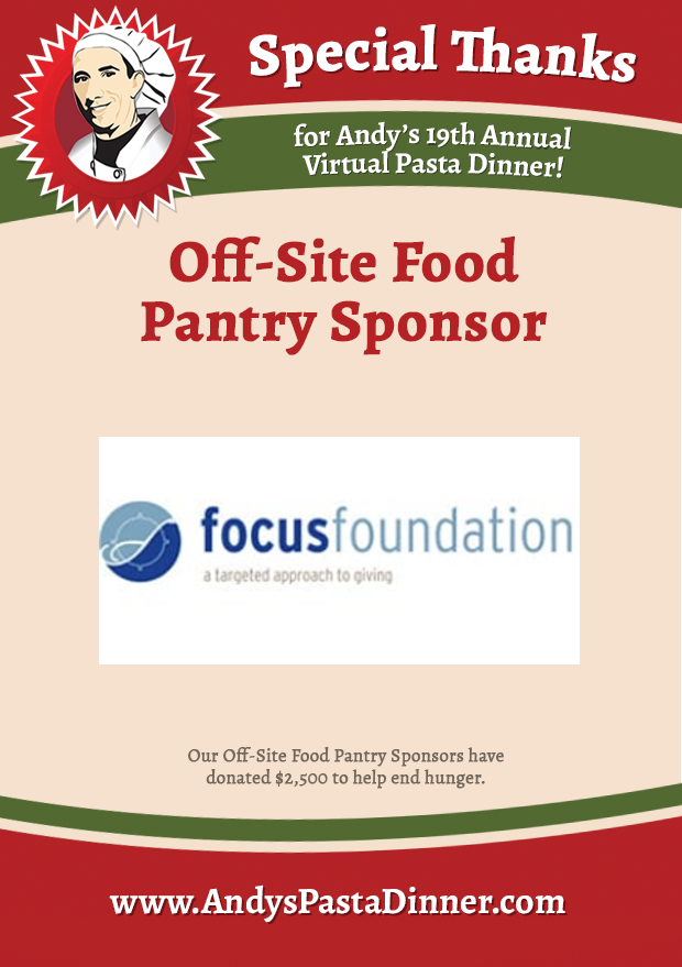andyspasta's tweet photo. Thank you to our Off-Site Food Pantry sponsor the Focus Foundation! #apd2021 https://t.co/8MR7uuCWuf