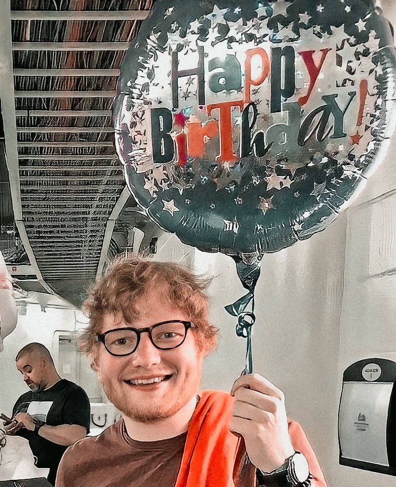 HAPPY BIRTHDAY ED SHEERAN 