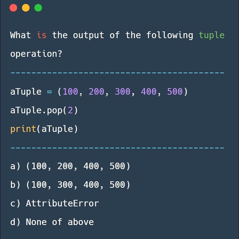 ibiso_eugene's tweet image. What is the output of the following?
#simvic #codingmadesimple #codewithibiso