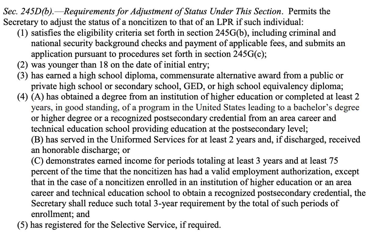 This is only the outline text. But I don't see anything in here that would preclude all backlogged legal immigrants in the US from qualifying for the pathways to citizenship for Dreamers, farm workers, and others.