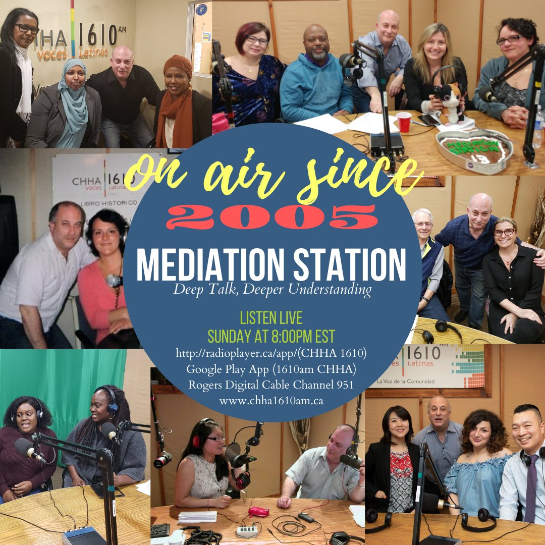 11mediator's tweet photo. Mediation Station Feb 21/021 8-9 pm EST "Mediation to Reconciliation" Mary-Anne Popescu, ON Assoc for Family Mediation 

Zoom by computer
https://t.co/3RmxLa1dZb...
Meeting ID: 848 8962 0414
Passcode: 856507

By phone
Canada 1 647 558 0588
Outside Canada https://t.co/YyMIHc0gcJ https://t.co/q1duC8nPCd