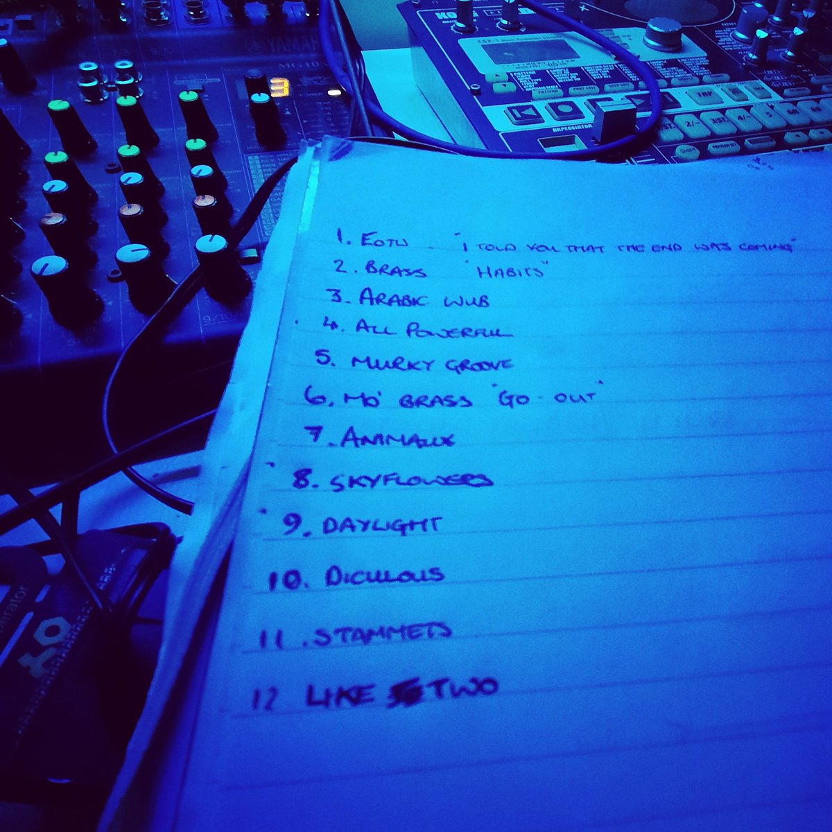 thefatbwoi's tweet photo. New project is coming along very nicely and even has a working title of its own...
Thats more likely to stay than some of these, but these are the tracks I'll be "refining" and hopefully we'll end up with something nice 😁
#WorkingTitles #AlbumDemo #StudioTweet #StudioTweet https://t.co/Np0DUUbSVG