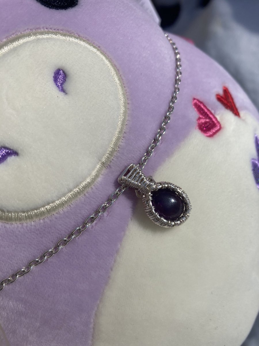 charmedbycait's tweet photo. 💜Late Valentine’s Giveaway💜
💜RT and follow to enter 
💜tag a friend for an extra entry 
💜 winner gets 8” Dina squishmallow and mini amethyst pendant 
💜 winner chosen on 3/1 https://t.co/IosDkoIVpt