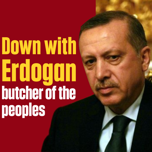  #Erdogan, the peoples' butcher, will fall, and we won't stop until we  #SmashTurkishFascism once and for all! We  #RiseUpAgainstFascism! We  #RiseUp4Rojava! #BijîBerxwedanaGarê  #BijîBerxwedanaGerîla #GarêDestanı  #DestanaGarê  #TwitterKurds13/13