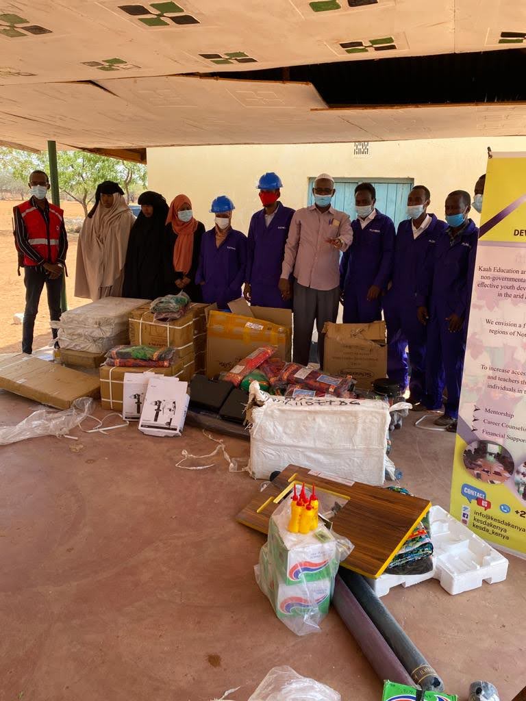 kesda_kenya's tweet photo. We are delighted to have today provided young graduates of polytechnics and TVET institutions in Wajir with tools and equipment they need to utilize the useful hand skills they acquired in the institutions to generate income while providing needed services in the community https://t.co/PLIs2VLEHT