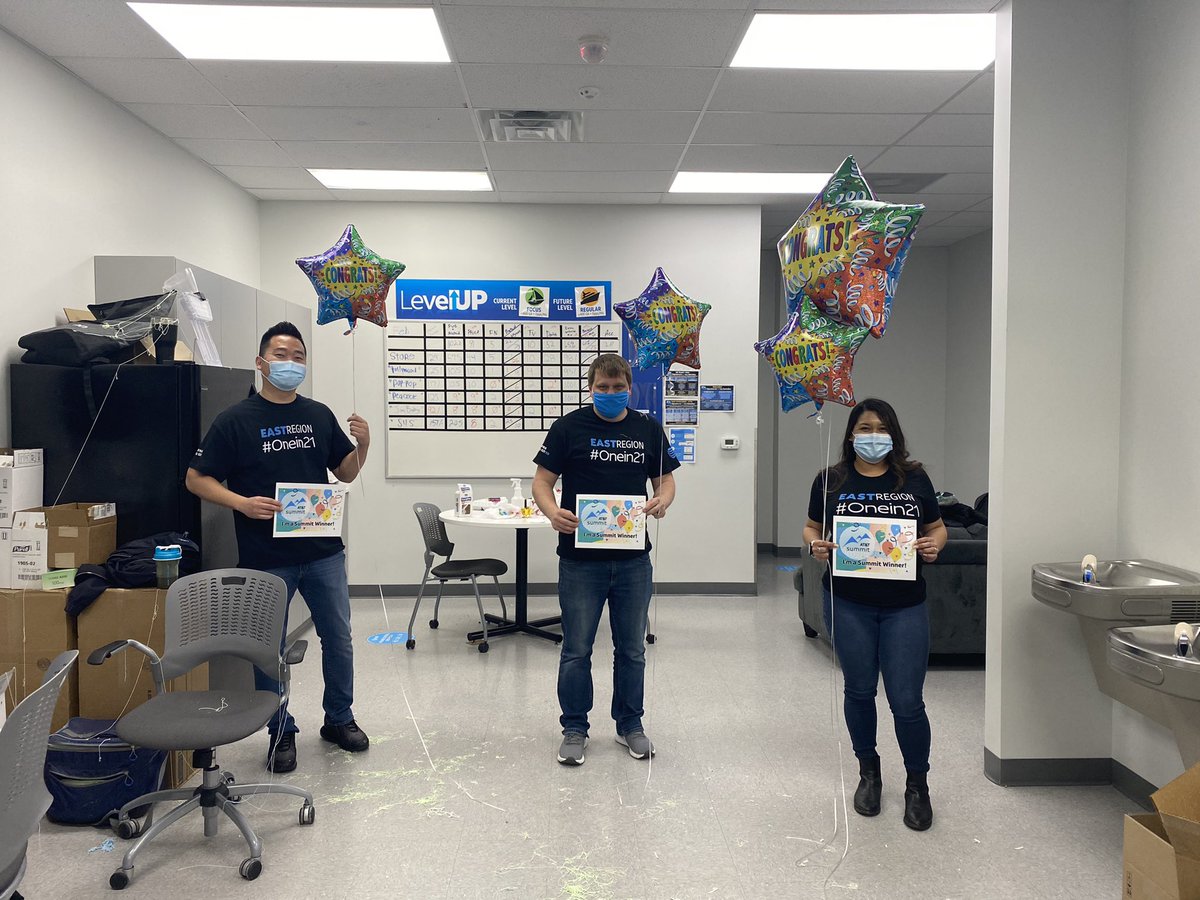 It gives me great pleasure to announce the Summit Award to these amazing leaders! Denny, Logan &amp; Maegan stepped up to the plate during a year of adversity! I know I wasn’t your leader in 2020, but I am beyond grateful to lead this team in 2021! We’re running it back! 🔥#Onein21