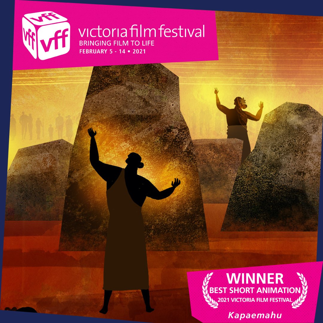 VicFilmFestival's tweet photo. Kapaemahu Winner of the Best Short Animation at the 2021 @VicFilmFestival
Congratulations!!
#VFF21 #winners #BestShort Animation https://t.co/yUffqxMJq4