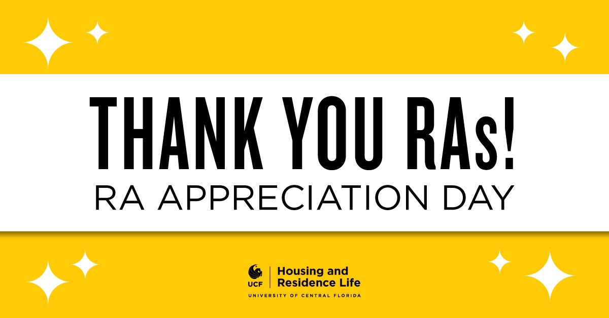 This year more than ever, we are so grateful for everything our Resident Assistants have done to help keep our communities safe!