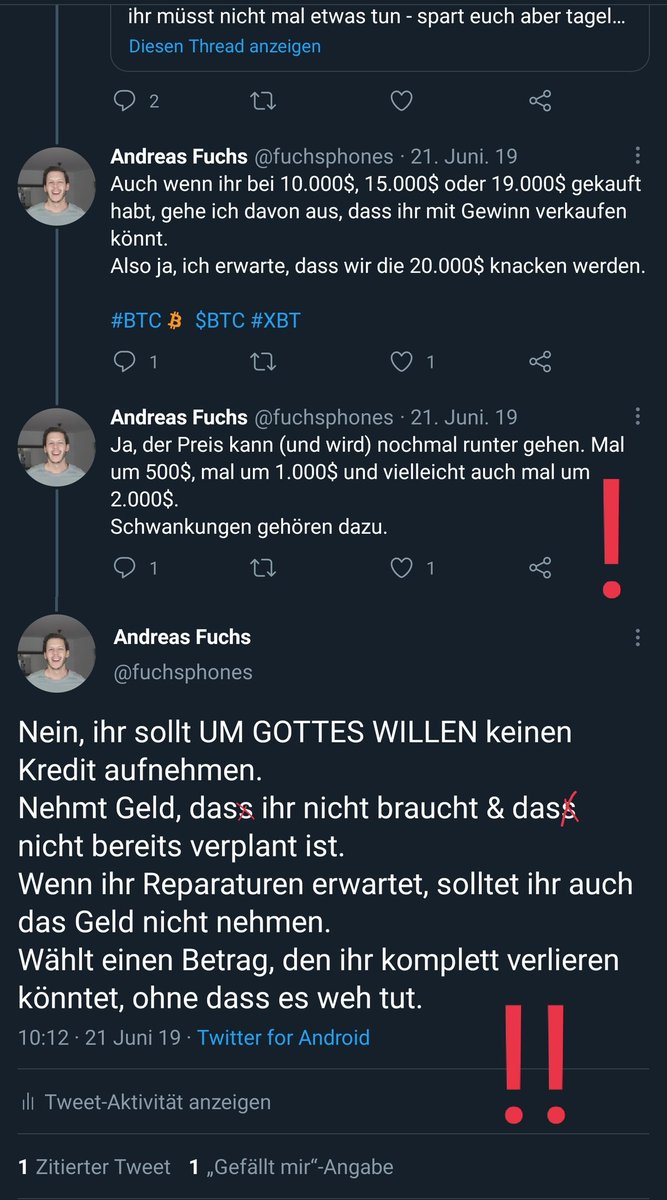 fuchsphones's tweet photo. Und auch das.

Zu 1: die Schritte $/€ werden nun größer. Prozentual bleibt es aber ähnlich.

#BTC #XBT $BTC https://t.co/2Zu2kFhKp9