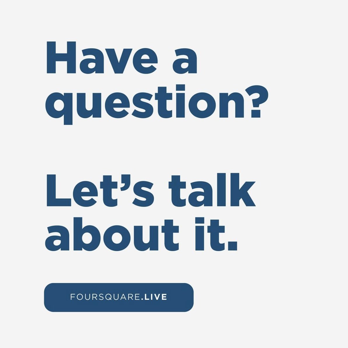 NEAFoursquare's tweet photo. Join the Foursquare Live session tomorrow at 6 pm EST to get any additional questions answered that you may have about the future of Foursquare! Tune in through the link in our bio. https://t.co/6LqaoVXAc1