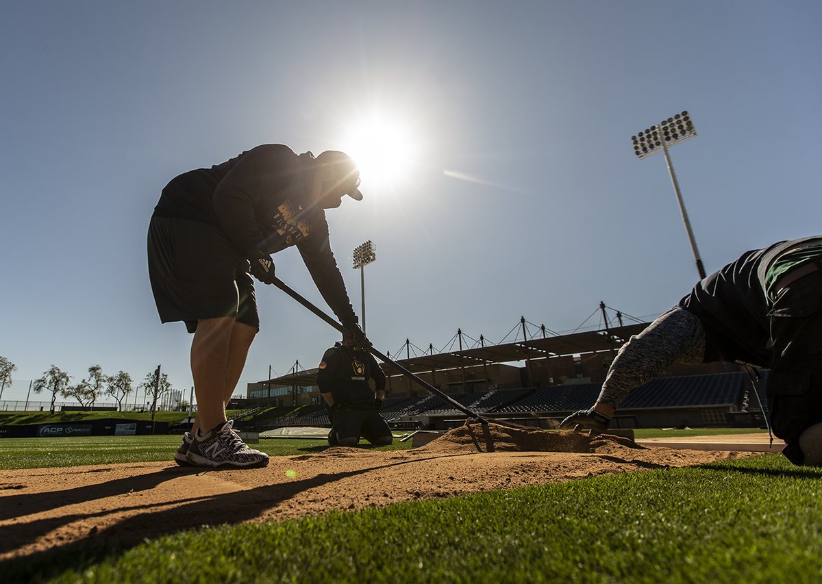 The fields are baseball ready. Our work starts now.

#ThisIsMyCrew