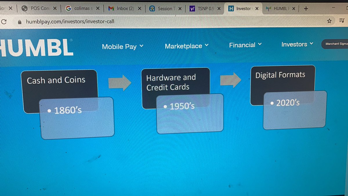 #tsnp $tsnp #HMBL $hmbl this company is on the forefront of a new generation of how we purchase goods. We are at the doorstep of what the world will look like in this decade #bullish