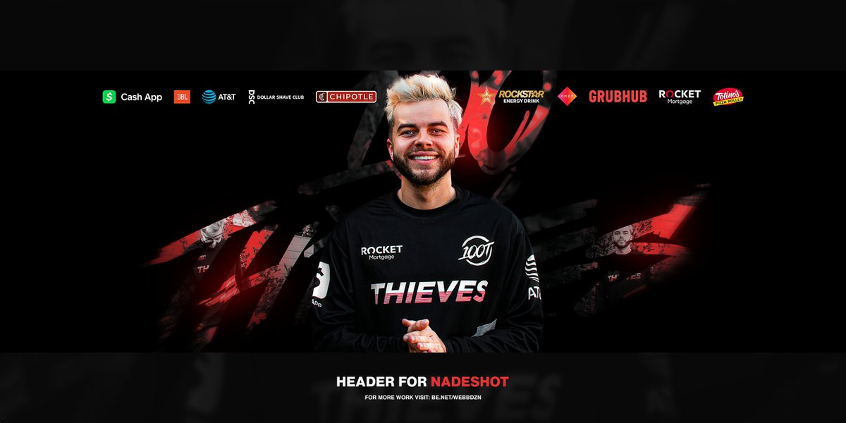 WebbDZN's tweet image. Header for @Nadeshot 

Support is Appreciated ❤️+♻️
#100T