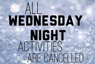 NewLife_News's tweet photo. Due to a confirmed case of COVID-19 we are cancelling all Wednesday night activities for tonight. We are taking the necessary precautions to protect all Wednesday night age groups and ministries. Thanks for your understanding and we'll see you on Sunday! https://t.co/vxiKgYWv74